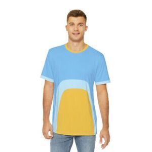 Bluey Blue and Yellow Short Sleeve Tee size Medium